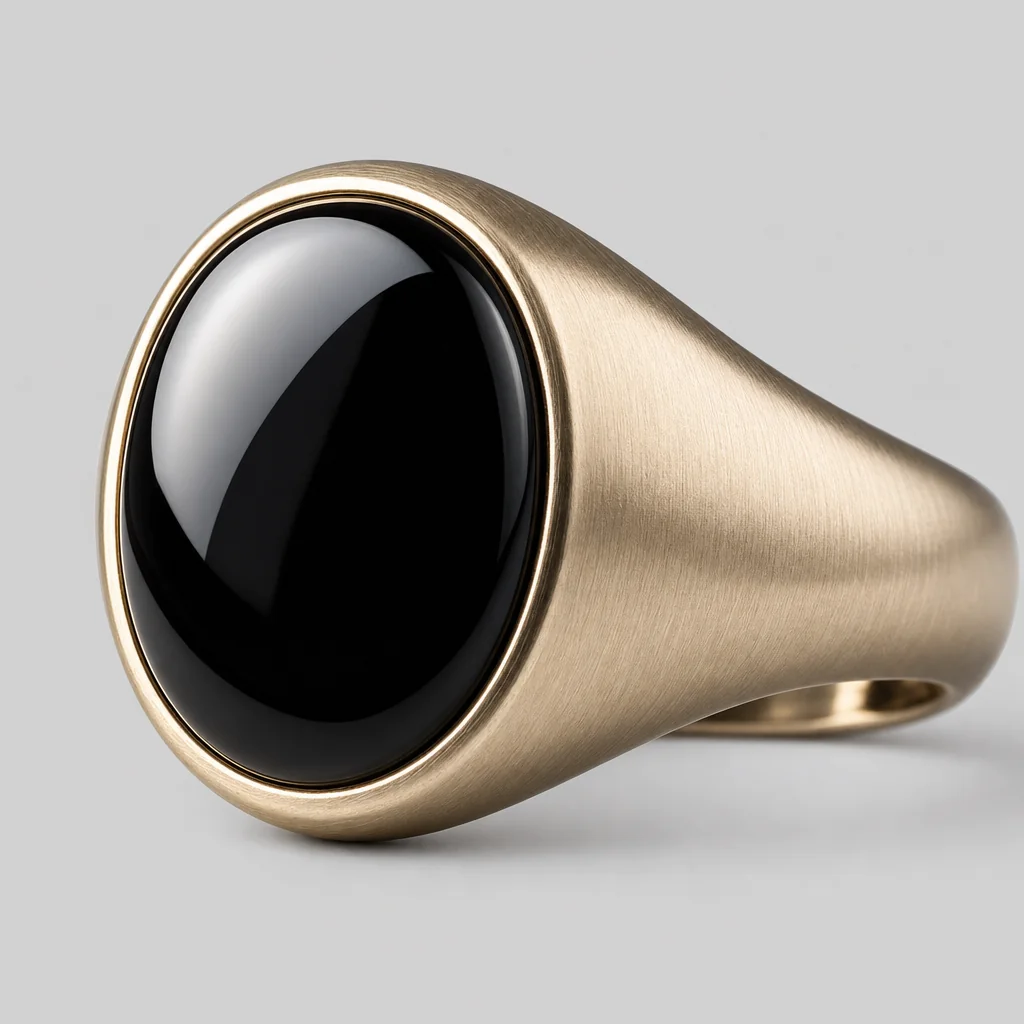 Rose Garden Silver Signet Ring